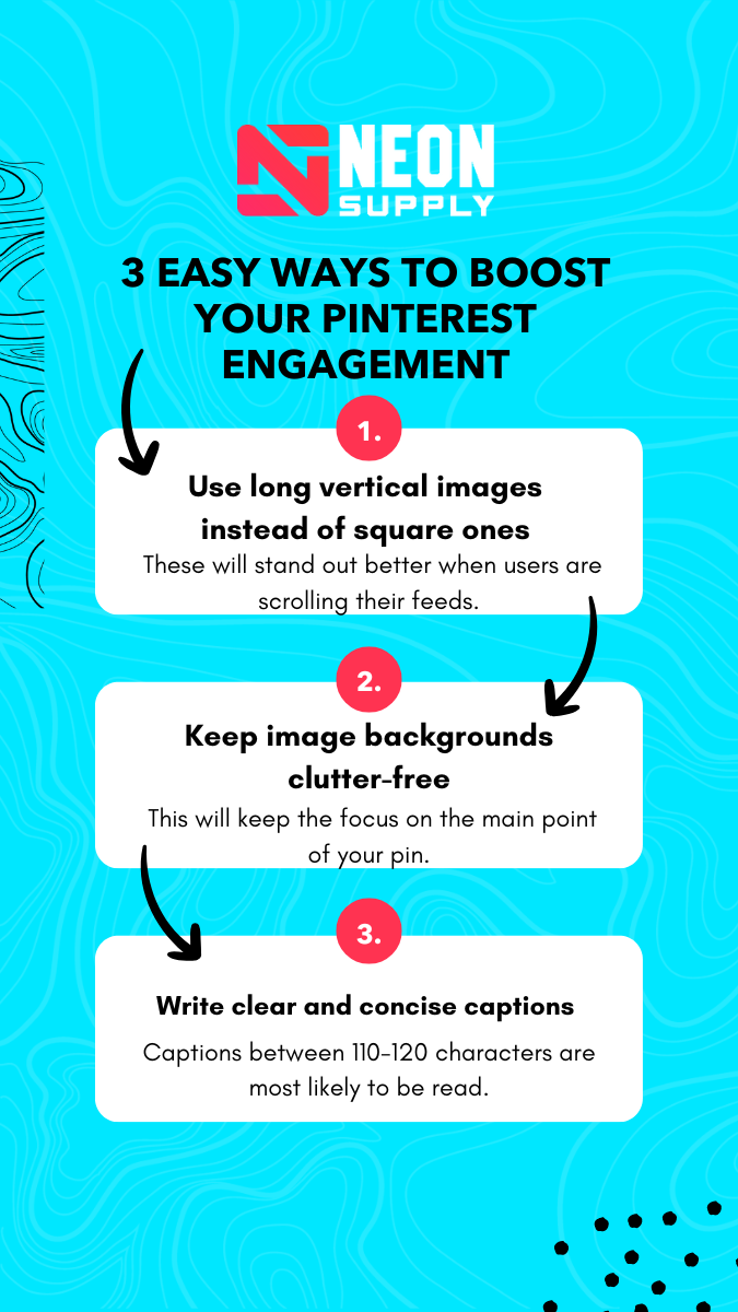NS-Infographic Template-Blue-3 Easy Ways to Boost Your Pinterest Engagement