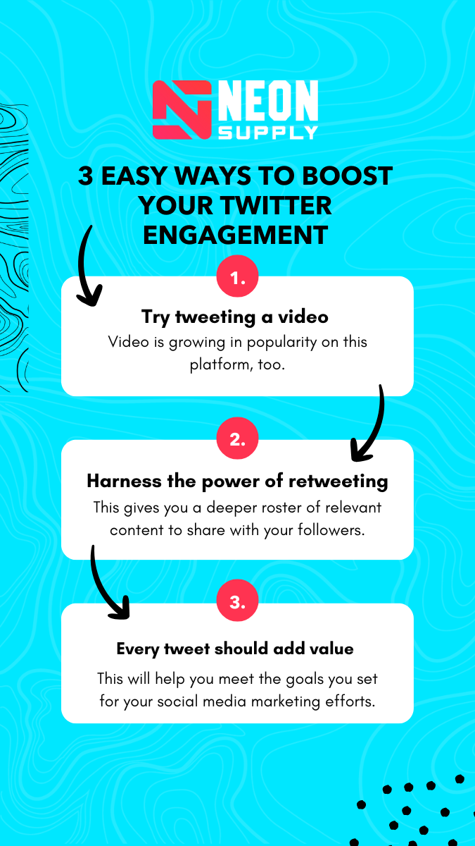NS-Infographic Template-Blue-3 Easy Ways to Boost Your Twitter Engagement