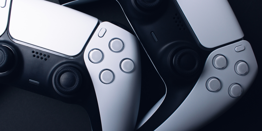 playstation controller on screen