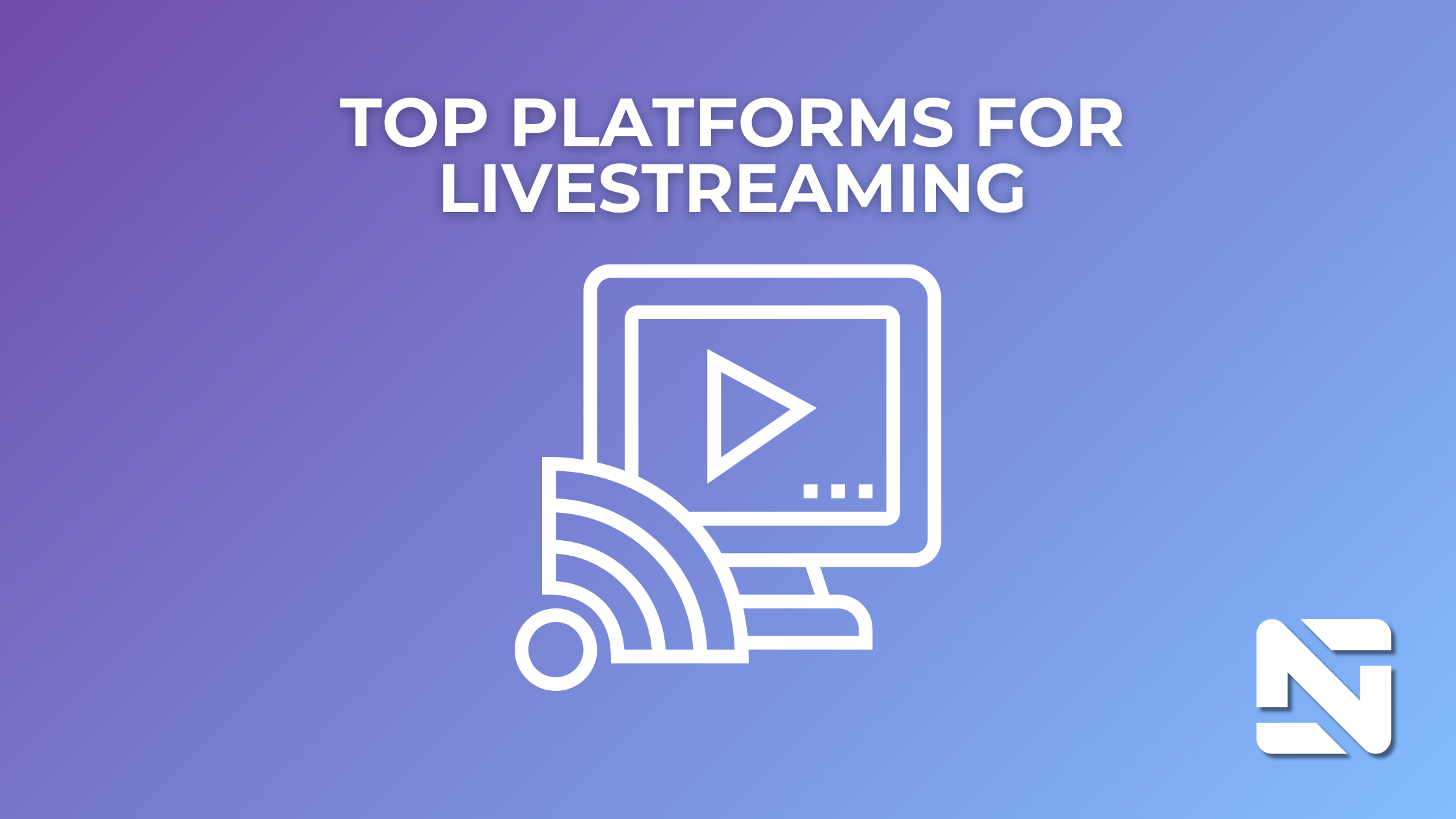 Live streaming platforms showcasing YouTube Live, Facebook Live, Twitch, and Zoom interfaces for diverse event broadcasting.