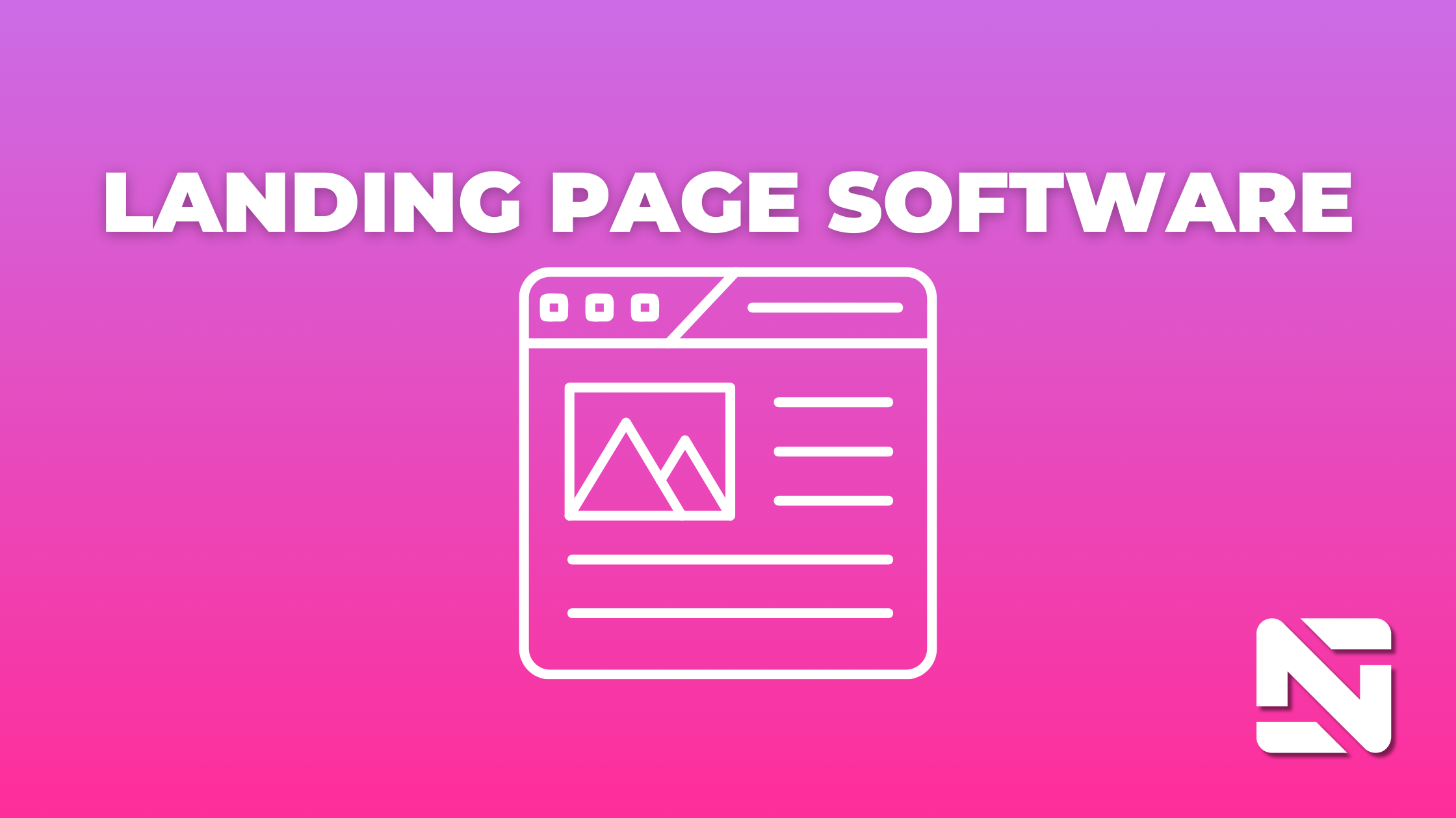 landing page building software