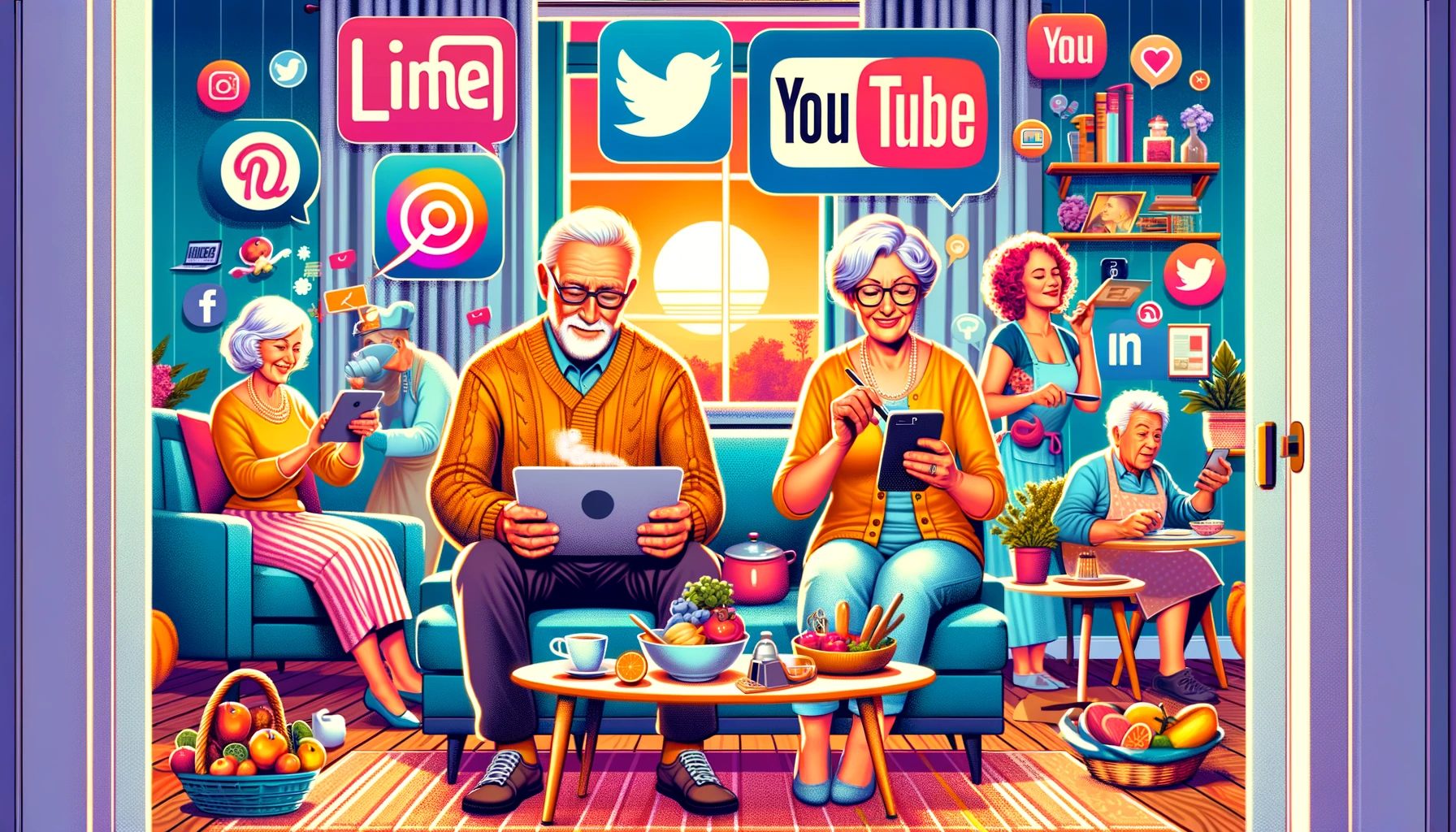 baby boomers using social media